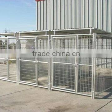 5'x10'x6' 3 runs dog kennels collapsible dog cages metal galvanized dog run fence panels