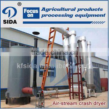 food grade stainless steel airstream starch dryer|airstream crash flour dryer |grain flour drying machine