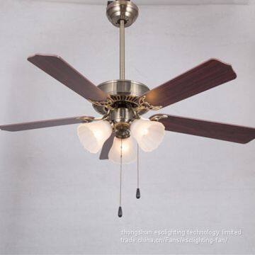 E27 Light Electric Motor 110v Ceiling Fan With Light Kits photo-2
