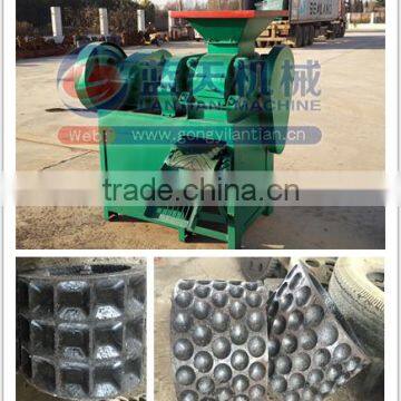 Discount price!!! TWO rollers with high pressure charcoal ball machine