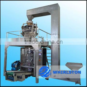 HRSD500E-Z full automatic banana chips packing machine with combined 10-head digital weigher