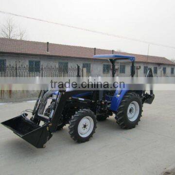 compact garden tractor with Front end loader and Backhoe/excavator