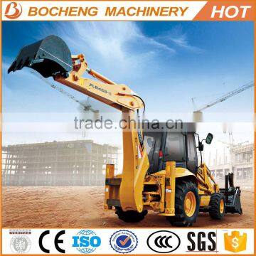 Low-emission FLB468 LOVOL 70KW 1.0CBM Side Shift Multifunctional Four Wheel Drive Compact Tractor Backhoe photo-4