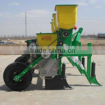 patented 4 row corn seeder