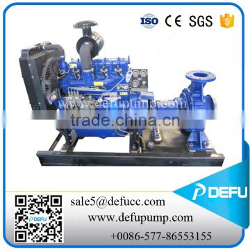 Defu Brand horizontal diesel engine agriculture drain pump machine