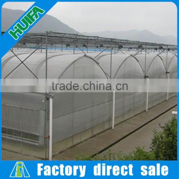 Wide range multi span greenhouse for agriculture production