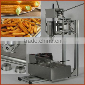 Promotion Factory Price Capacity 3L-12L Mini Stainless Steel churros maker machine Spanish Churros Machine for Sale