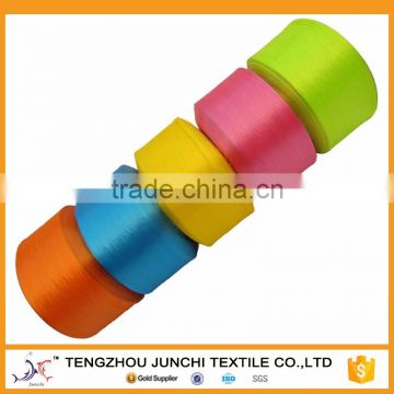 Colored high tenacity polypropylene FDY intermingled pp multifilament yarn