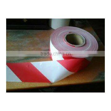 blue and white PE barrier tape