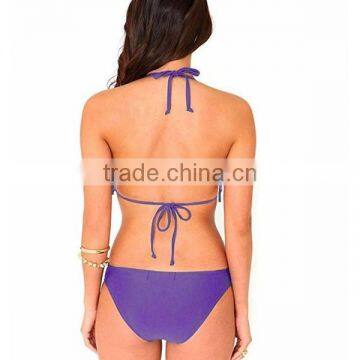 2017 Wholesale Fashion One -piece Swimwear With Tassels photo-2