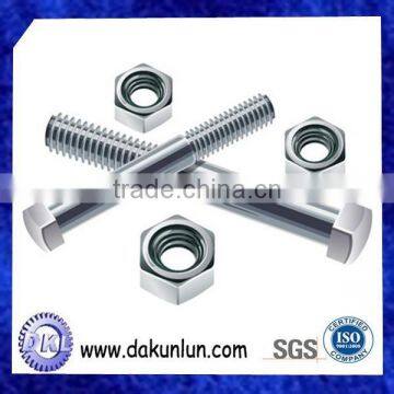 Customized Stainless Steel And Carbon Steel Studs With Nuts