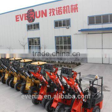 Made in China EVERUN Brand Telescopic Arm Mini Wheel Loader ER1500 With Hydraulic Driving photo-5
