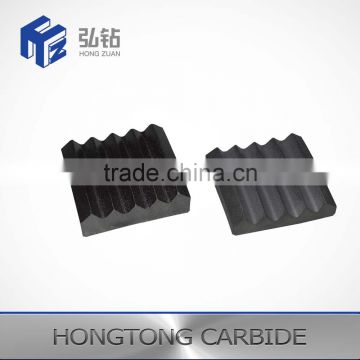 Tungsten carbide corrugated sheet