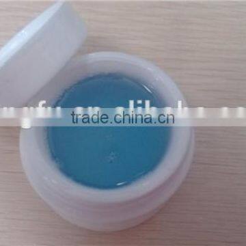 Transparent blue uv gel for nail extension