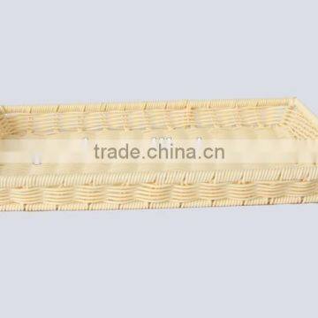 PE Rattan Woven Supermarket Kitchen Storage Food Basket Fruit Storage Equipment photo-6