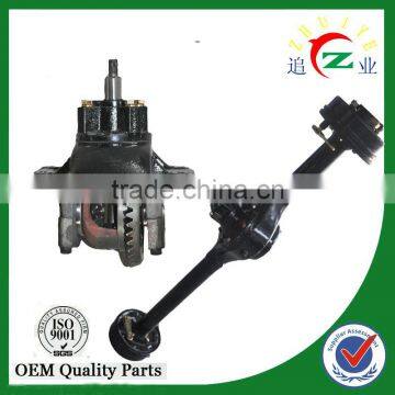 Shift differential rear axle assembly combined with gearbox reducer