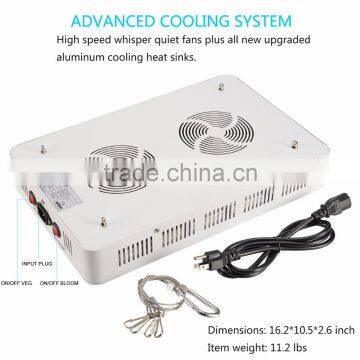 Double chips led grow light full spectrum for greenhouse and indoor plant flowering growing 5W led