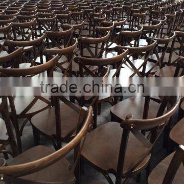 Solid Wooden Cross Back Chair photo-5