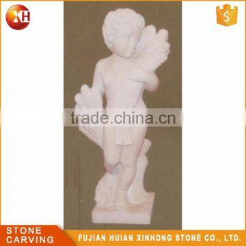 Manufacture Marble Little Boy Stone Sculpture photo-5