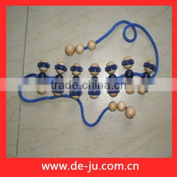 Hotsale Long String Body Care Many Wheels Line Wooden Back Massager