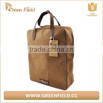 Hot Selling Kraft Paper Shoulder Bag Eco Computer Backpack photo-5