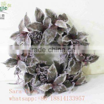 Artificail Wholesales Magnolia Leaves Wreaths photo-2