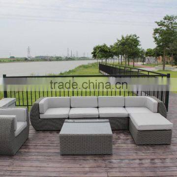 Luxury Outdoor Furniture Sectional Sofa Rattan Garden Sofa Set photo-4