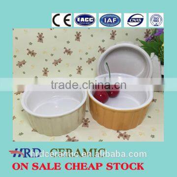 China manufacturer stocked stoneware ice cream bowl,ceramic ice cream cup