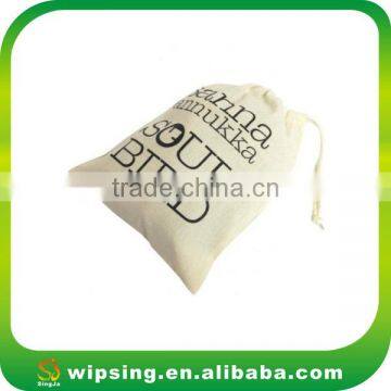 Promotional Gift Cotton Calico Drawstring Bag photo-3