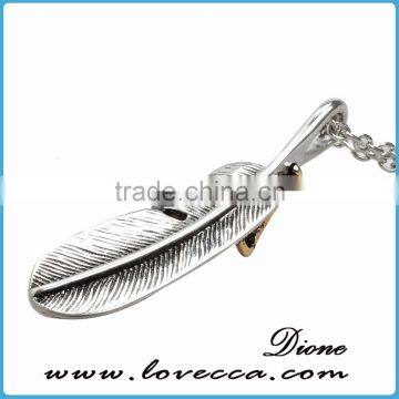 Popular High Quality Jewelry Claw Feather Never Fade Stainless Steel Pendant for Men and Women photo-4