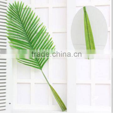Mini Green Plastic Artificial Palm Leaves photo-2