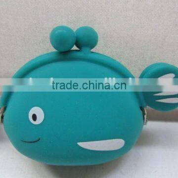 Fish Design Silicone Purse/ Coin Purse