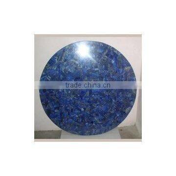 Lapis Lazuli Coffee Table Top, Round Lapis Lazuli Table Top