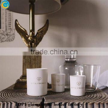 Glass Candle in Colored Jar Wit Lid photo-2