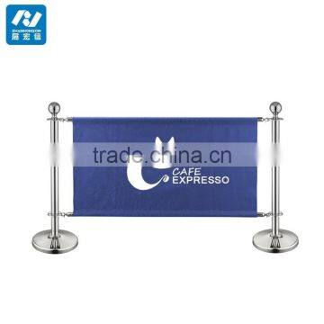 Stainless Steel Cafe Barrier Stand Manufacturer Supply for Sidewalk photo-3