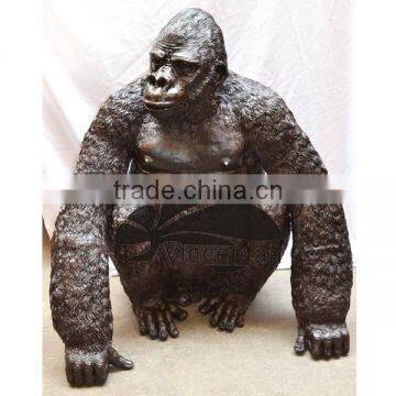 High Quality Gorilla Statue for Garden Decoration VSL-092 photo-4