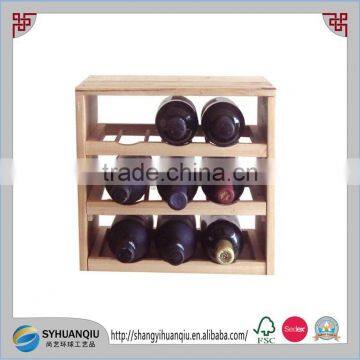 wooden retail display stand/shelf/rack for beers/wines