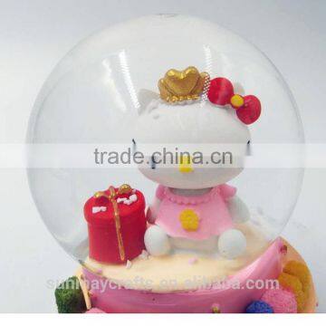 Custom Polyresin Happy Birthday Snow Globe for Sale photo-2