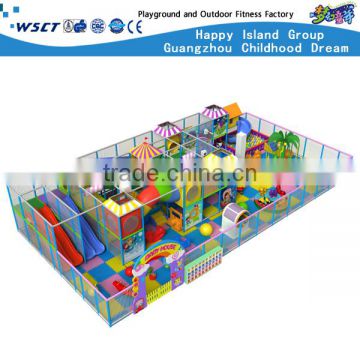 $39.00/Sq.m (HD-0112)Kids Soft Playgrounds With Plastic Slide Playsets