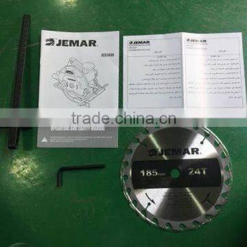 JCS1400 1400W 185mm Electric Circular Saw, Wood Cutting Saw Portable, Wood Hand Saw photo-6