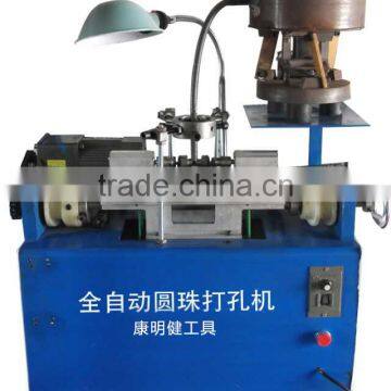 Automatic round pearl beads punching machine efficiency