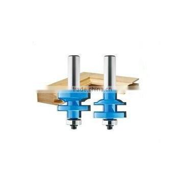 solide carbide high quality stile and rail router bit set,woodworking cutter