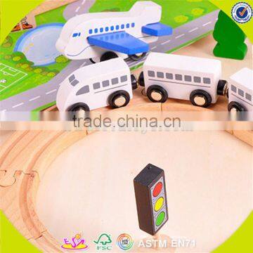 Wholesale Wooden Toy Railway Cheap Kids Toy Railway Top Fashion Toy Railway W04C019 photo-6