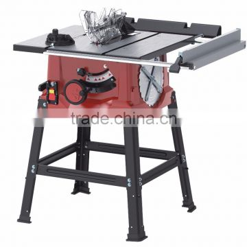 10 inch table saw with steel table and sliding extension table