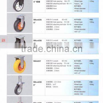 PU Polyurethane Heavy Duty Wheel Caster photo-2