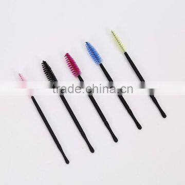 Colorful Top Quality Factory Price pp Handle Silicone Head Material Eyelash Brush photo-3