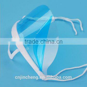 Factory Wholesale White Holder Beauty Industry Splash-proof Transparent Plastic Face Mask for Restaurant and Food Service photo-3