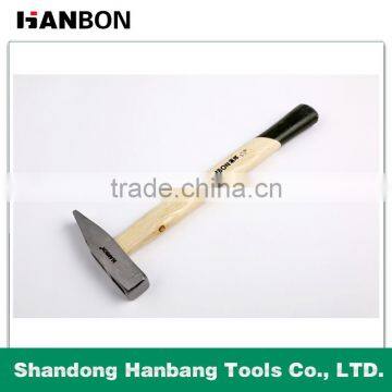 German Type Machinist Hammer with wooden handle