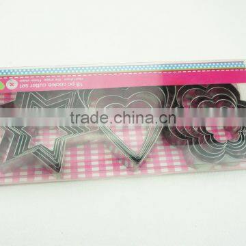 47033 18 Pcs Star Heart Flower Shape Cake Cookie Cutter ,fondant Cake Decorating Tools photo-6