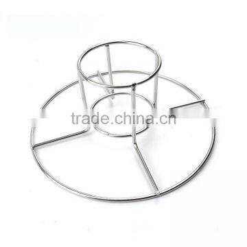 Best of Barbecue Round Beer-Can Chicken Rack With Drip Pan photo-2